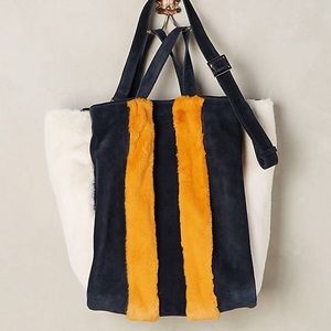 Anthropologie Sally Striped Tote Bag